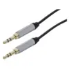 Monoprice Audio Cable - 3 Feet - Black | 3.5mm Stereo Male Plug to 3.5mm Stereo Male Plug, Gold Plated