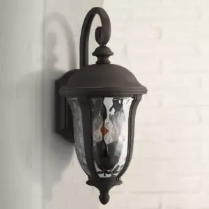 John Timberland Traditional Outdoor Wall Light Fixture Bronze 22 1/4