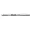 Sharpie Metallic Permanent Markers, Fine Tip, Silver, pk of 12