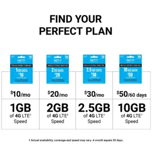 NET10 $10 Mobile Hotspot (1GB) Data Plan - (Email Delivery)