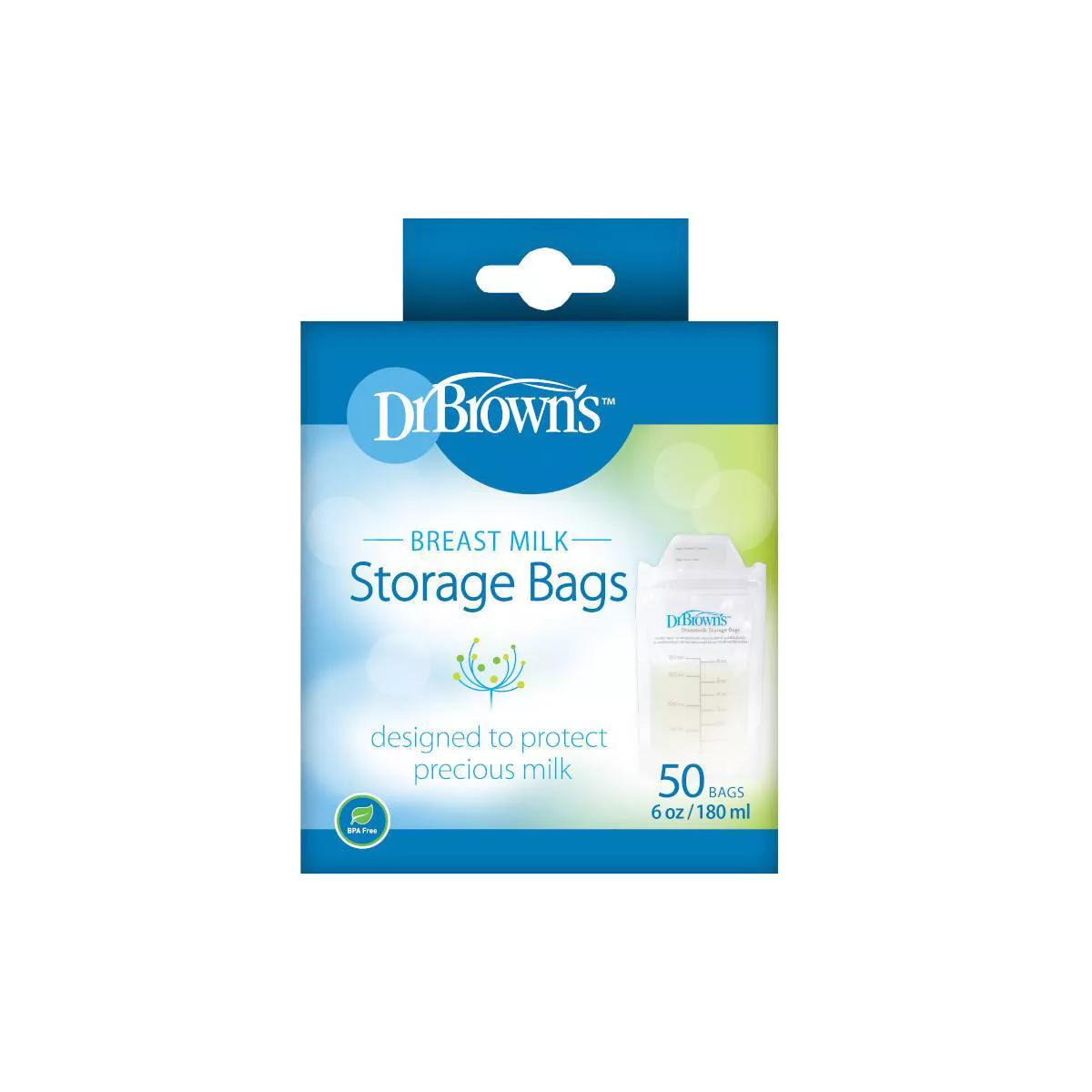 Dr. Brown's Breast Milk Storage Bags - 50ct