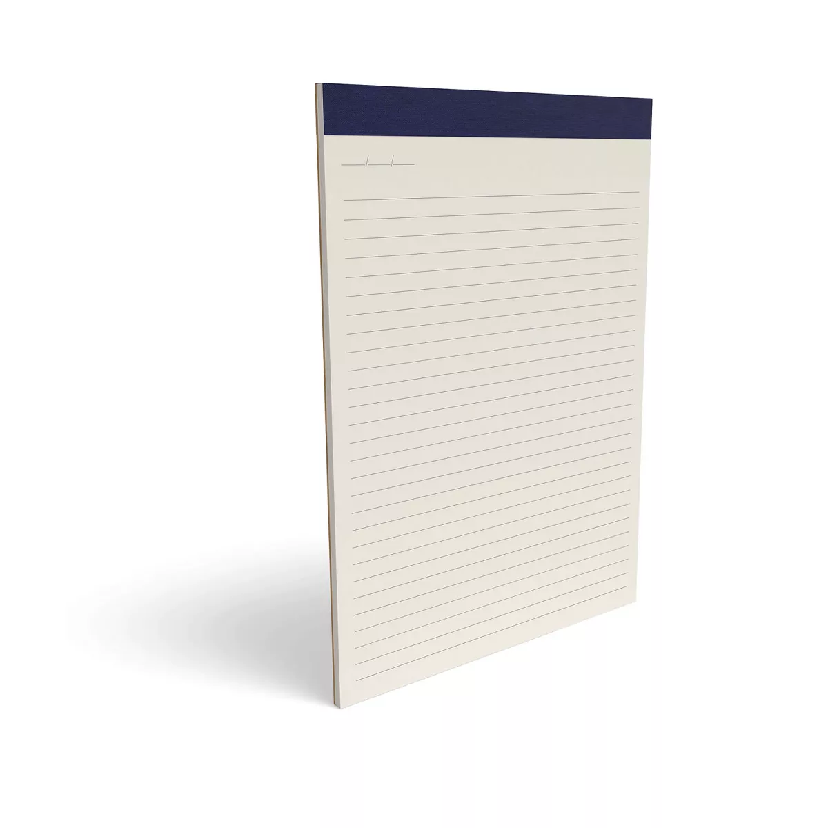 MyOfficeInnovations Notepads, 8.5 x 11.75, Wide Ruled, Ivory, 50 Sheets/Pad, 12 Pads/Pack