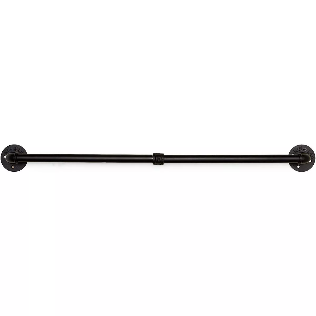 Farmlyn Creek Wall Mounted Kitchen Utensil Rack with S Hooks, Black (38 in)