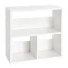 Way Basics Eco Friendly Collins Cubby Bookshelf and Storage Organizer White