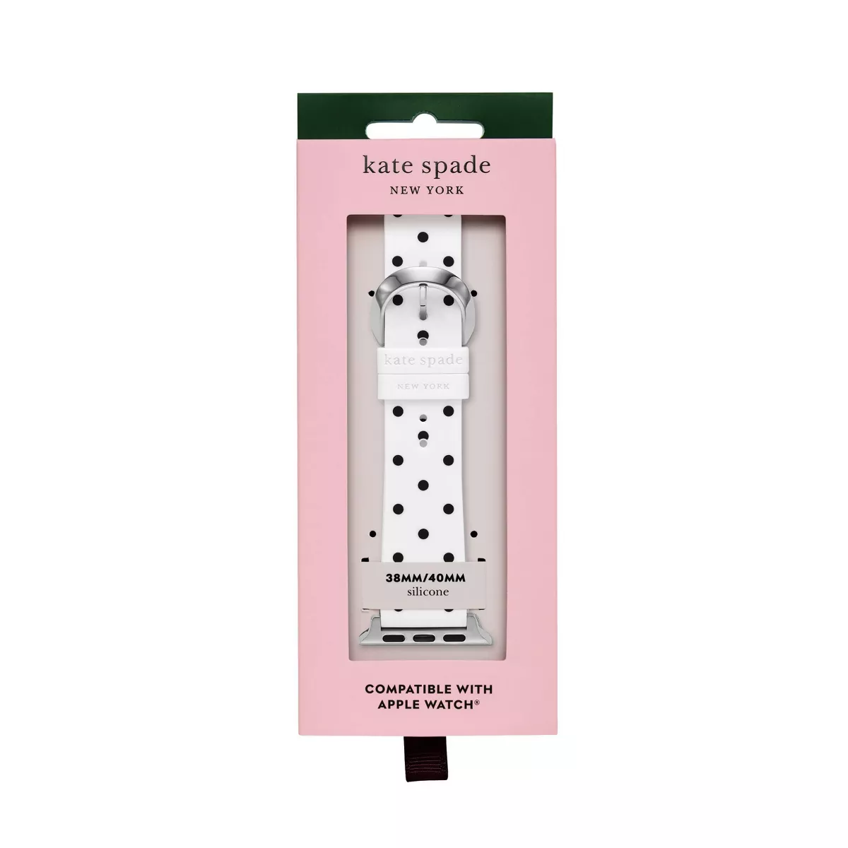 Kate Spade New York Apple Watch Gold Spade Black Double-wrap 38/40mm Band