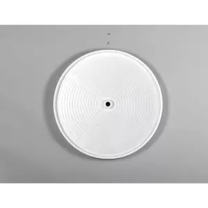 Rev-A-Shelf 2062-24-11-1 28 Inch Polymer Full Circle 2 Shelf Lazy Susan Upper Kitchen Cabinet Storage Organizer with Telescoping Shaft, White