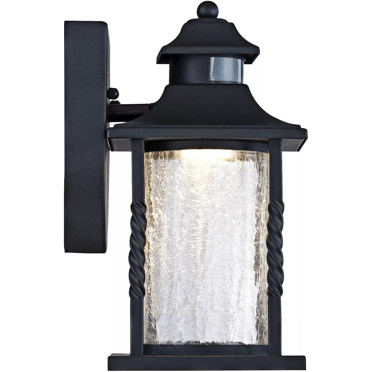John Timberland Outdoor Wall Light Fixture LED Black Lantern 11 1/2