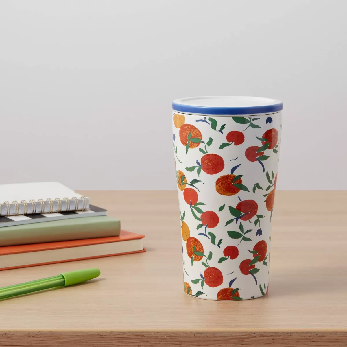 10oz Stoneware Citrus Print Tumbler - Opalhouse™