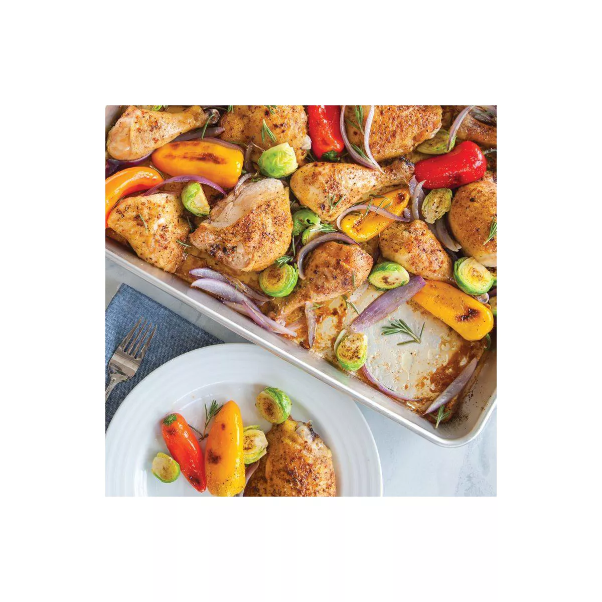 Nordic Ware 17.9"x13" Aluminum Naturals High Sided Cake Sheet Pan