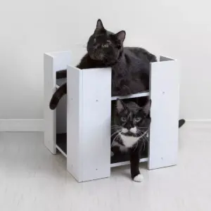 Hauspanther Cubitat Cat Bed - White By Primetime Petz