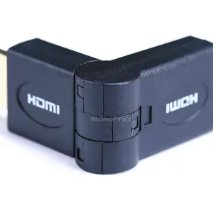 Monoprice HDMI Port Saver Adapter (Male to Female) | 90 Degrees Swivel