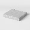 Crestwood Stripe Seat Cushion DuraSeason Fabric™ Gray - Threshold™
