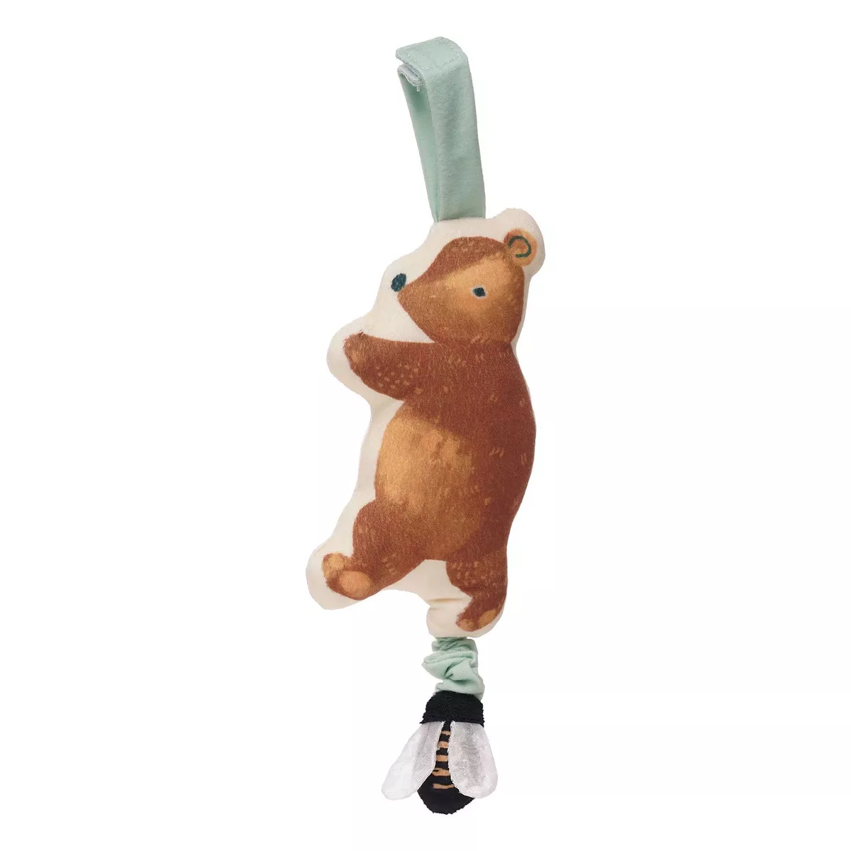 Manhattan Toy Bumble Bear Take Along Jiggle Toy