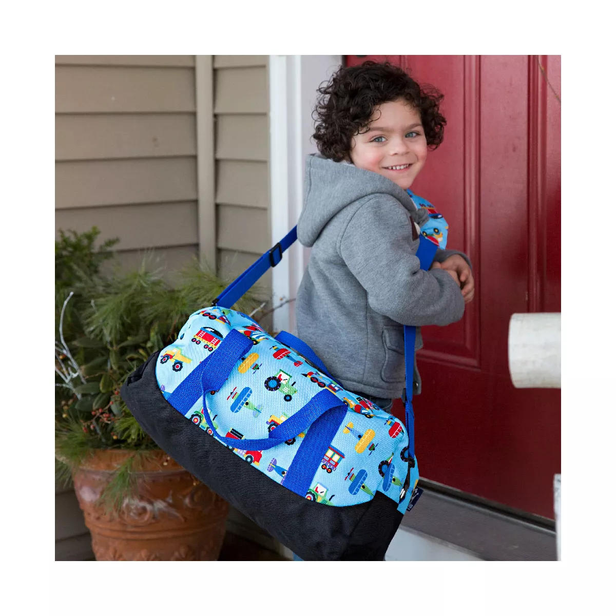 Trains, Planes & Trucks Overnighter Duffel Bag
