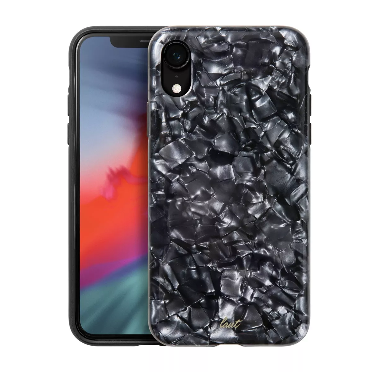 LAUT Apple iPhone XR Pearl Case - Black