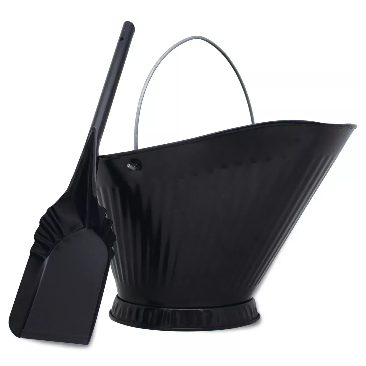 Behrens Painted Steel Shovel Black