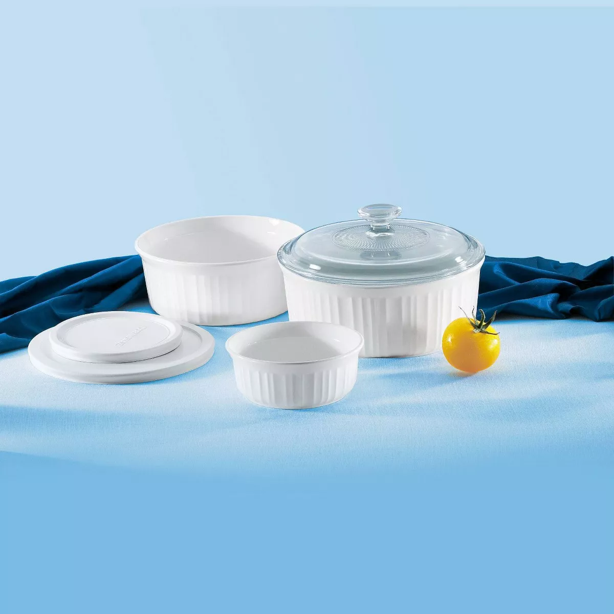 CorningWare 6pc Bakeware Set White