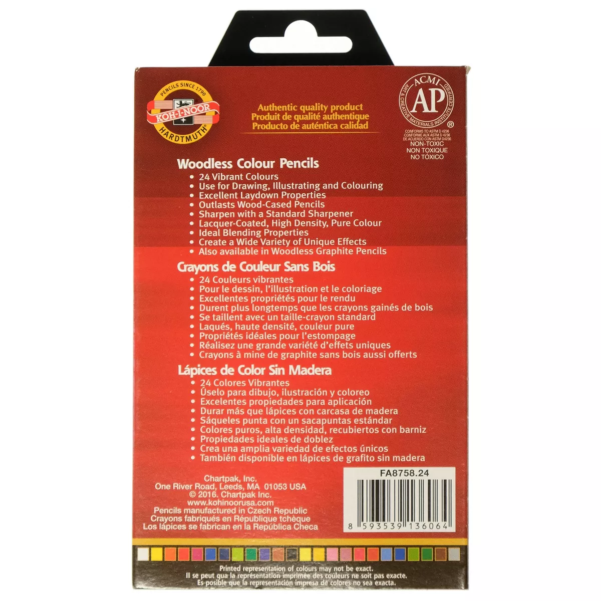 Progresso Woodless Colored Pencils 24ct - Koh-I-Noor