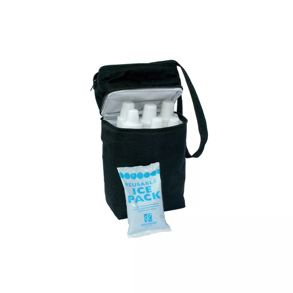 J.L. Childress Six Bottle Cooler - Black - 30qt