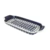 Blue Rose Polish Pottery Peacock Bread Tray with Handles
