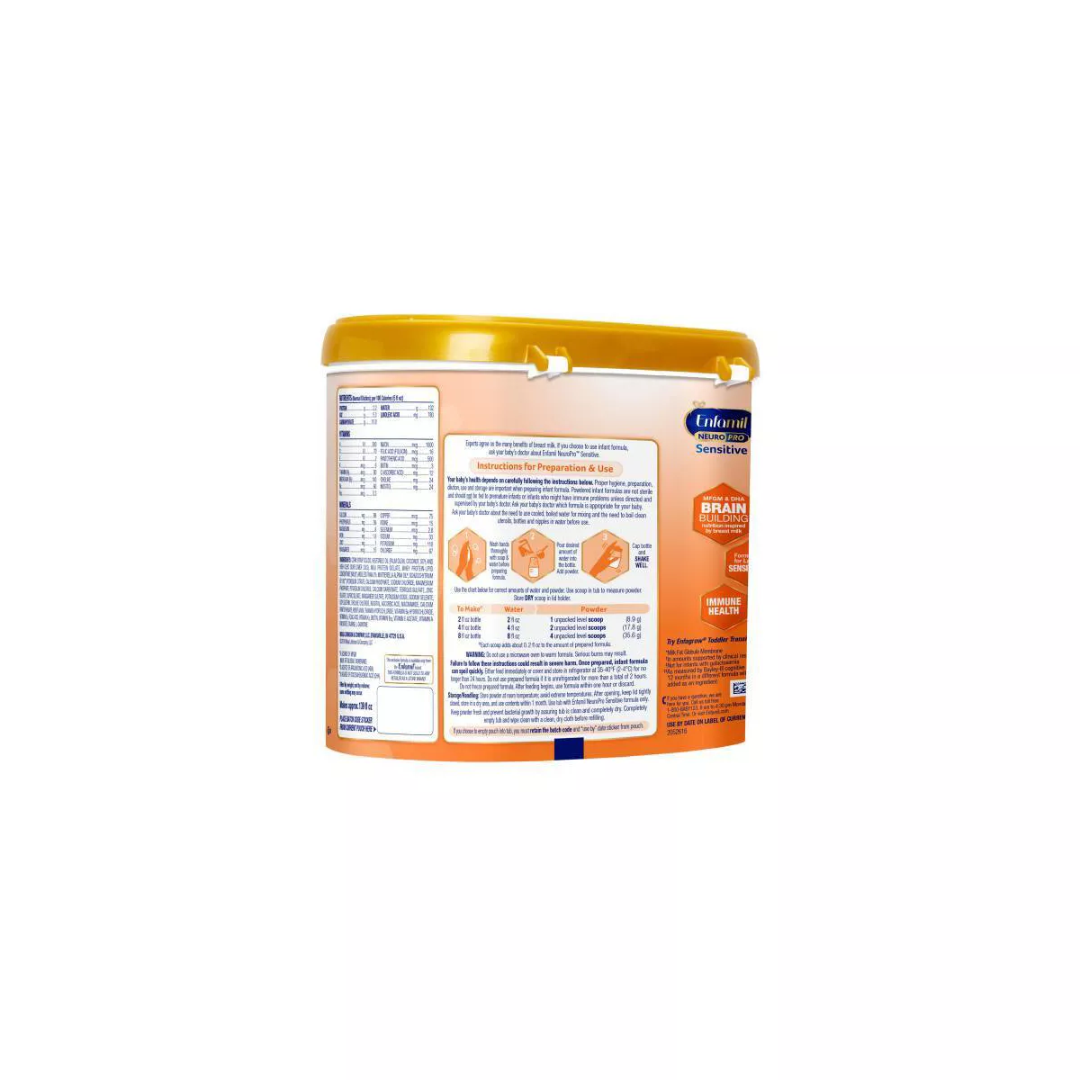 Enfamil NeuroPro Sensitive Non-GMO Infant Formula Powder - 19.5oz