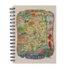 Indiana State Map Lined Journal 7.25" x 9.25"