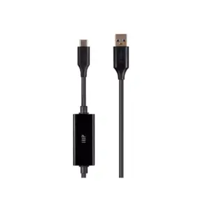 Monoprice USB Type-C to USB Type-A Data Link Cable - 6 Feet - Black | USB 3.0