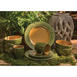 Park Designs Verona Mug Set - Green