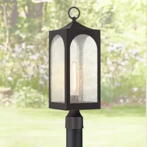 Possini Euro Design Modern Outdoor Post Light Fixture Bronze 22