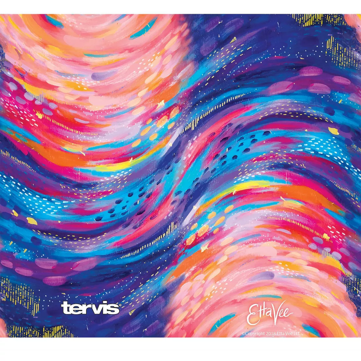 Tervis 17oz Stainless Steel Water Bottle - Etta Vee Abstract