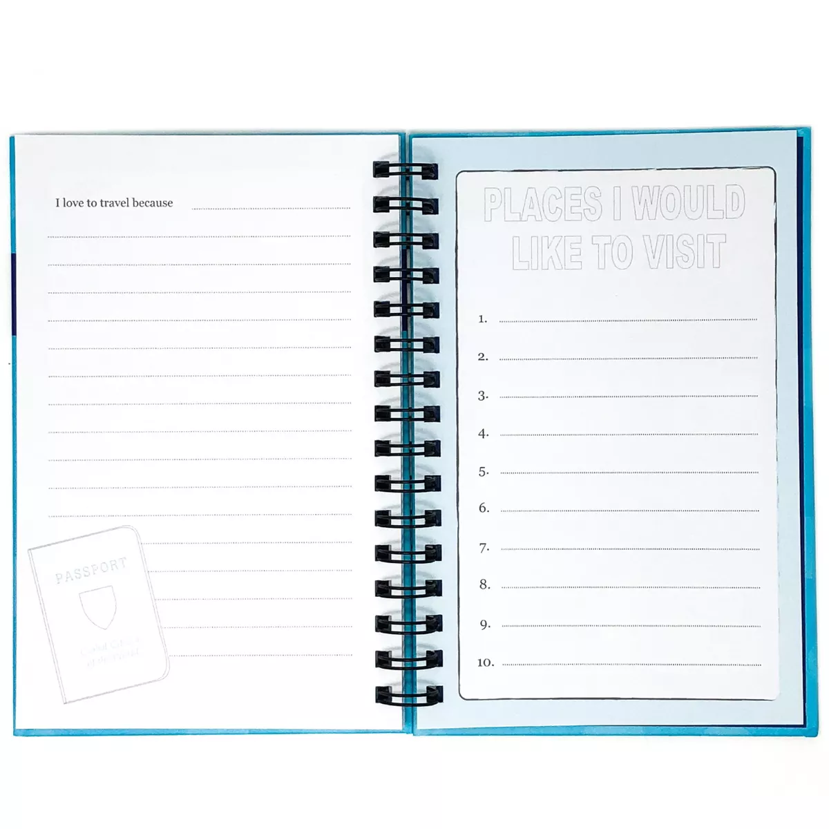 Travel Journal for Kids 8.5