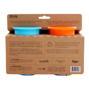 Munchkin Miracle 360° Wild Love Sippy Cup - 2pk - 9oz Orca/Polar