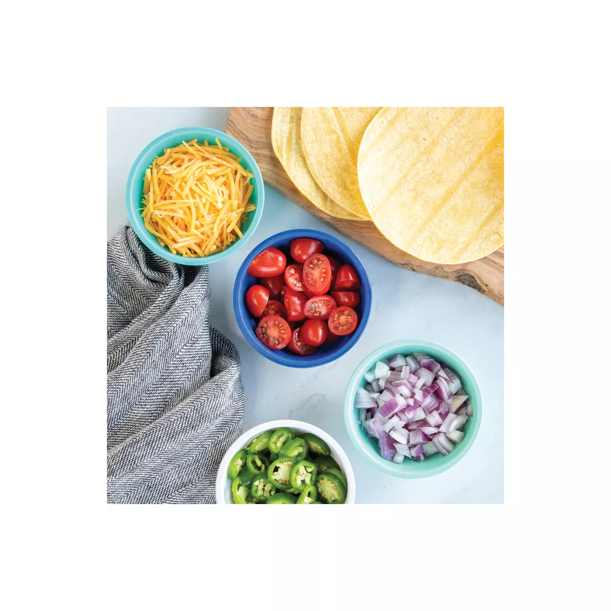 Nordic Ware 4 Piece Prep & Serve Mini Bowl Set