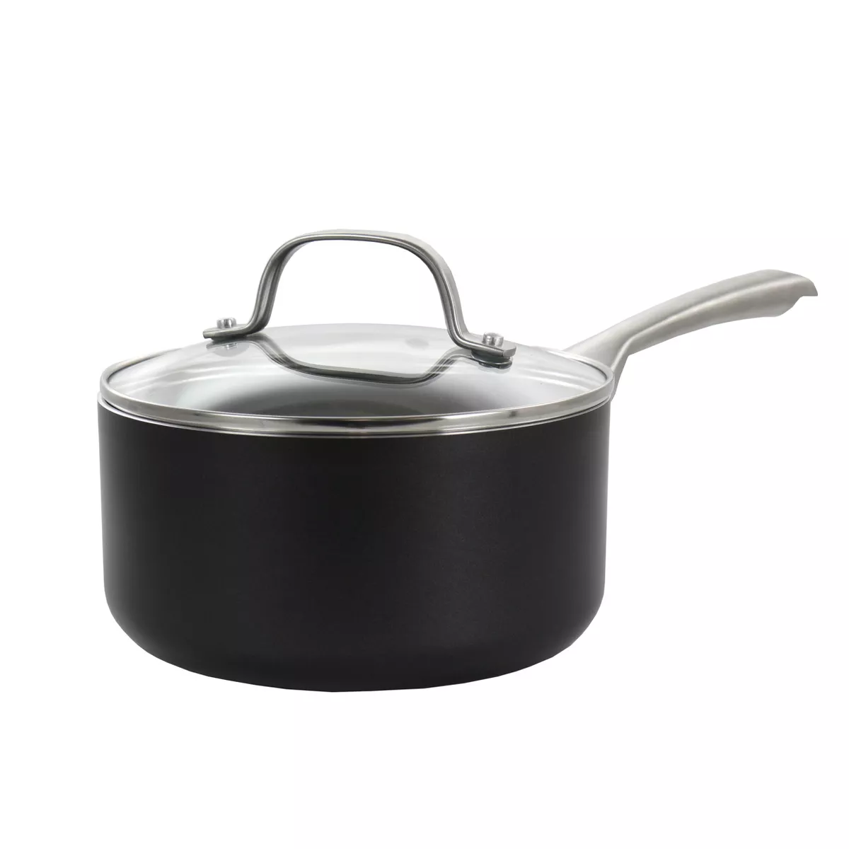 Oster Palladium 8 Piece Aluminum Cookware Set in Black