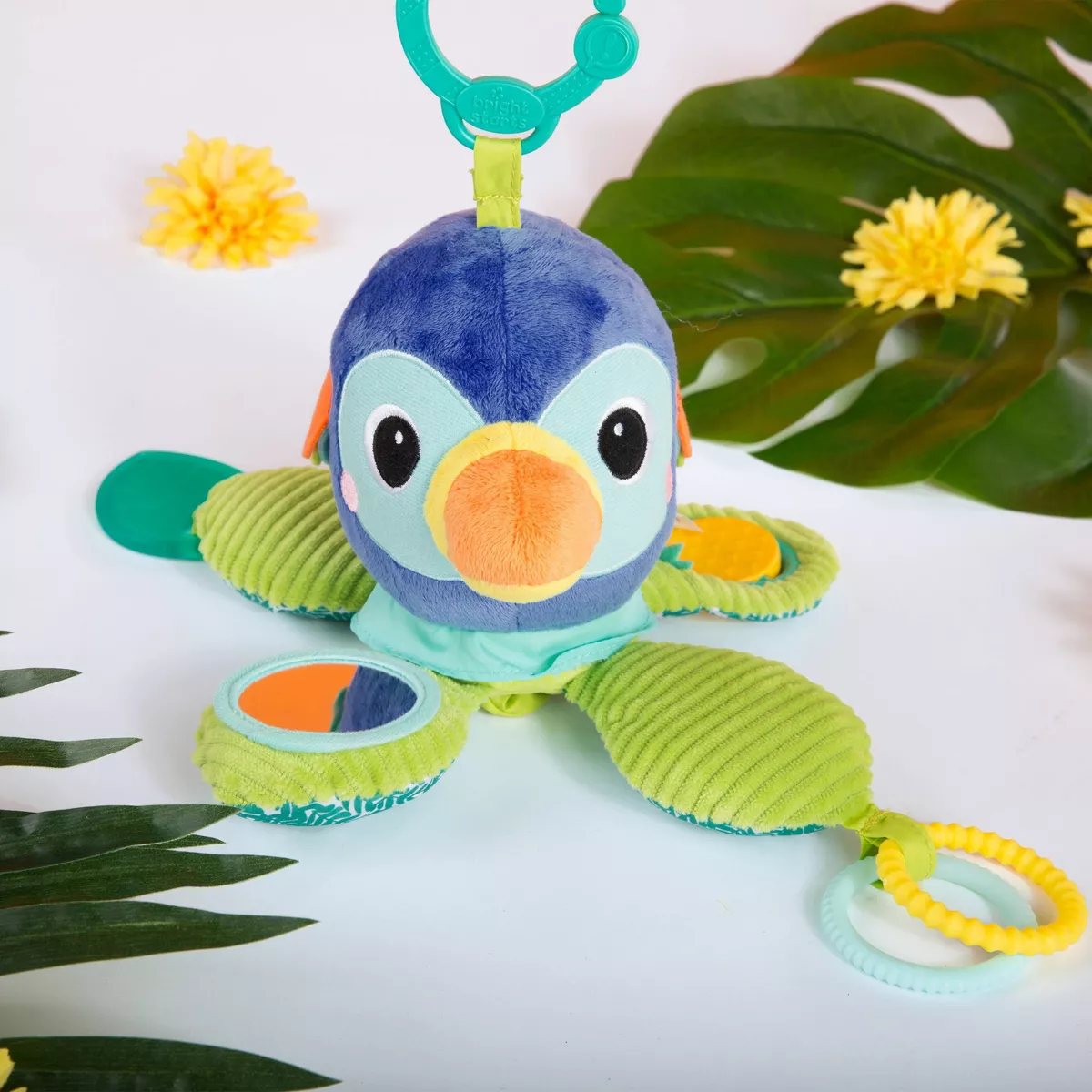 Bright Starts Twirly Whirly Octopus Easy Travel Toy