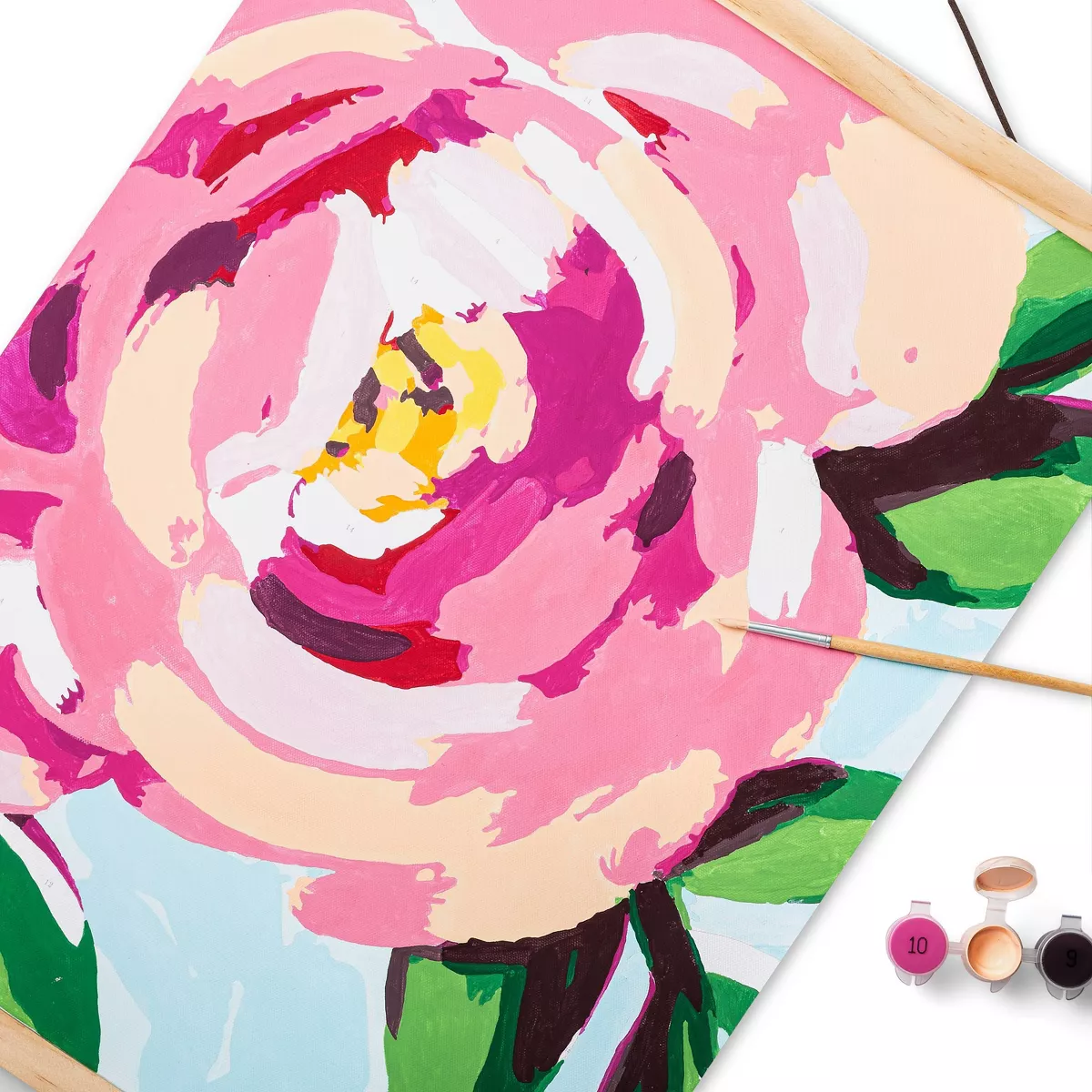 Paint-By-Number Canvas Kit Floral - Mondo Llama™