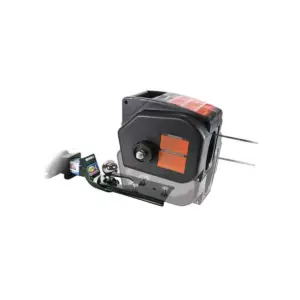 Keeper KTSL2000RM 0.8 Horsepower 12 Volt 2000 Pound Capacity Hitch Ball Mountable Electric Winch for UTVs with 30 Foot Galvanized Rope Cable, Black