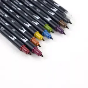 Tombow 10ct Dual Brush Pen Art Markers - Muted