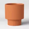 4" Oval Indoor/Outdoor Terracotta Planter Red - Project 62™