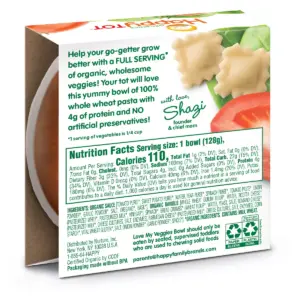 HappyTot Organic Cheese & Spinach Ravioli with Marinara Sauce Baby Food - 4.5oz