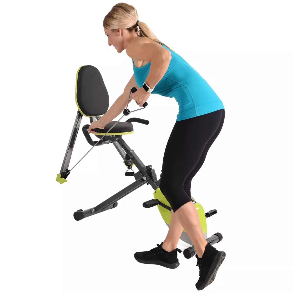 Stamina Wonder Recumbent Exercise Bike - Yellow