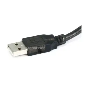 Monoprice USB 2.0 Cable - 49 Feet - Black | USB Type-A to USB Type- B, Active, 28/24AWG