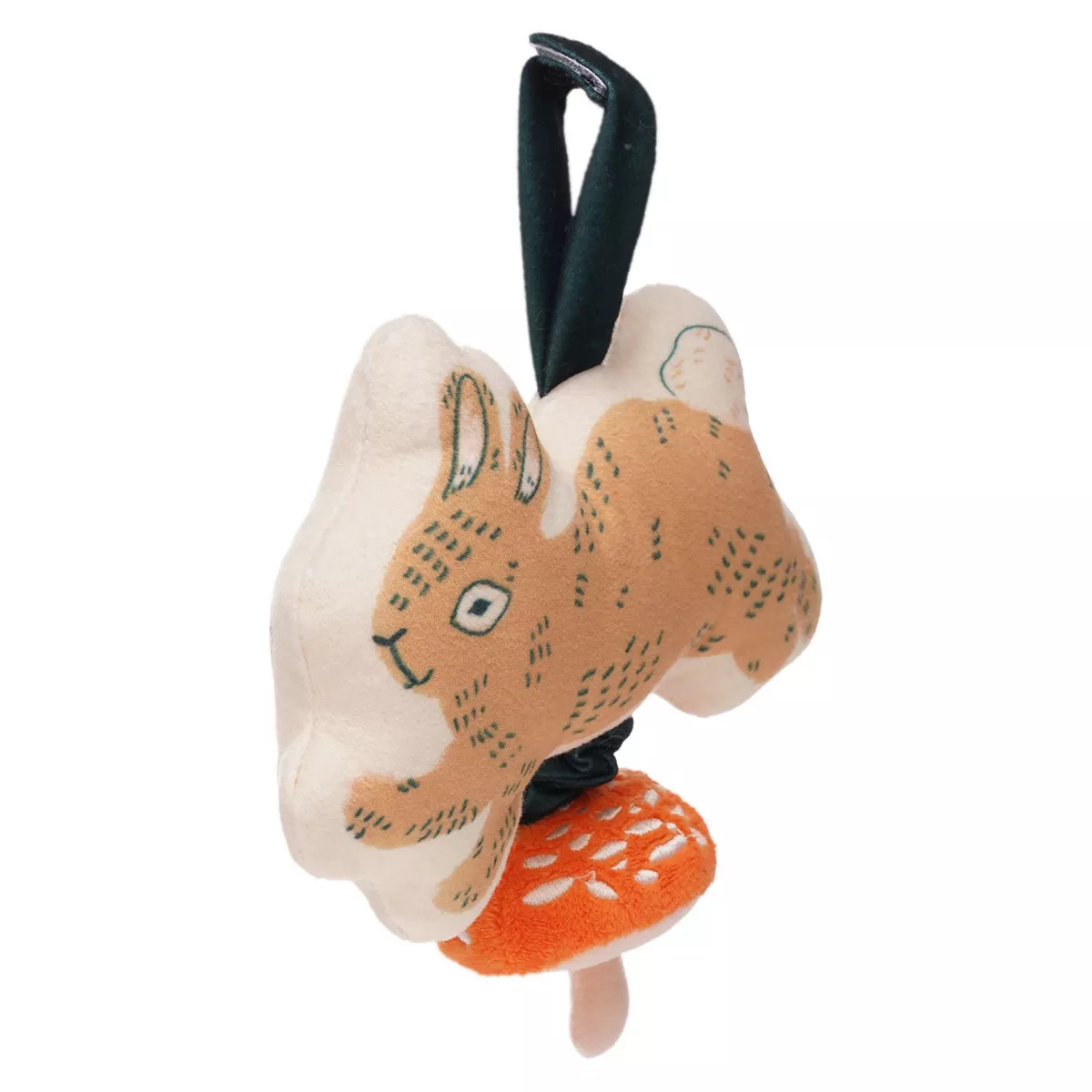 Manhattan Toy Button Bunny Pull Musical Take Along Toy
