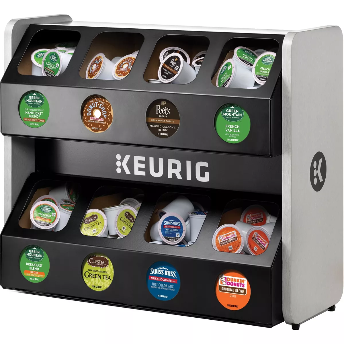 Keurig Premium K-Cup Pod Storage Rack, 8 Sleeve 611247376621