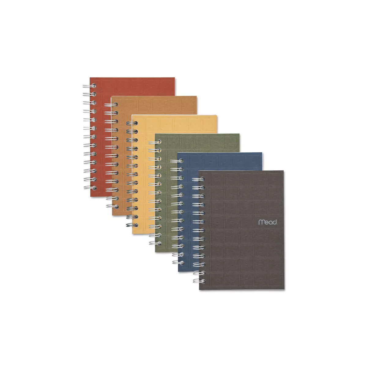 Mead Recycled Notebook College Ruled 5 x 7 80 Sheets Perforated Assorted 45186