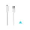 Monoprice USB & Lightning Cable - 0.5 Meter - White | 2.0 USB-C to USB-A, 3A, 480 Mbps, use with Samsung Galaxy S9 S8 Note 8, Pixel, LG V30 G6 G5,
