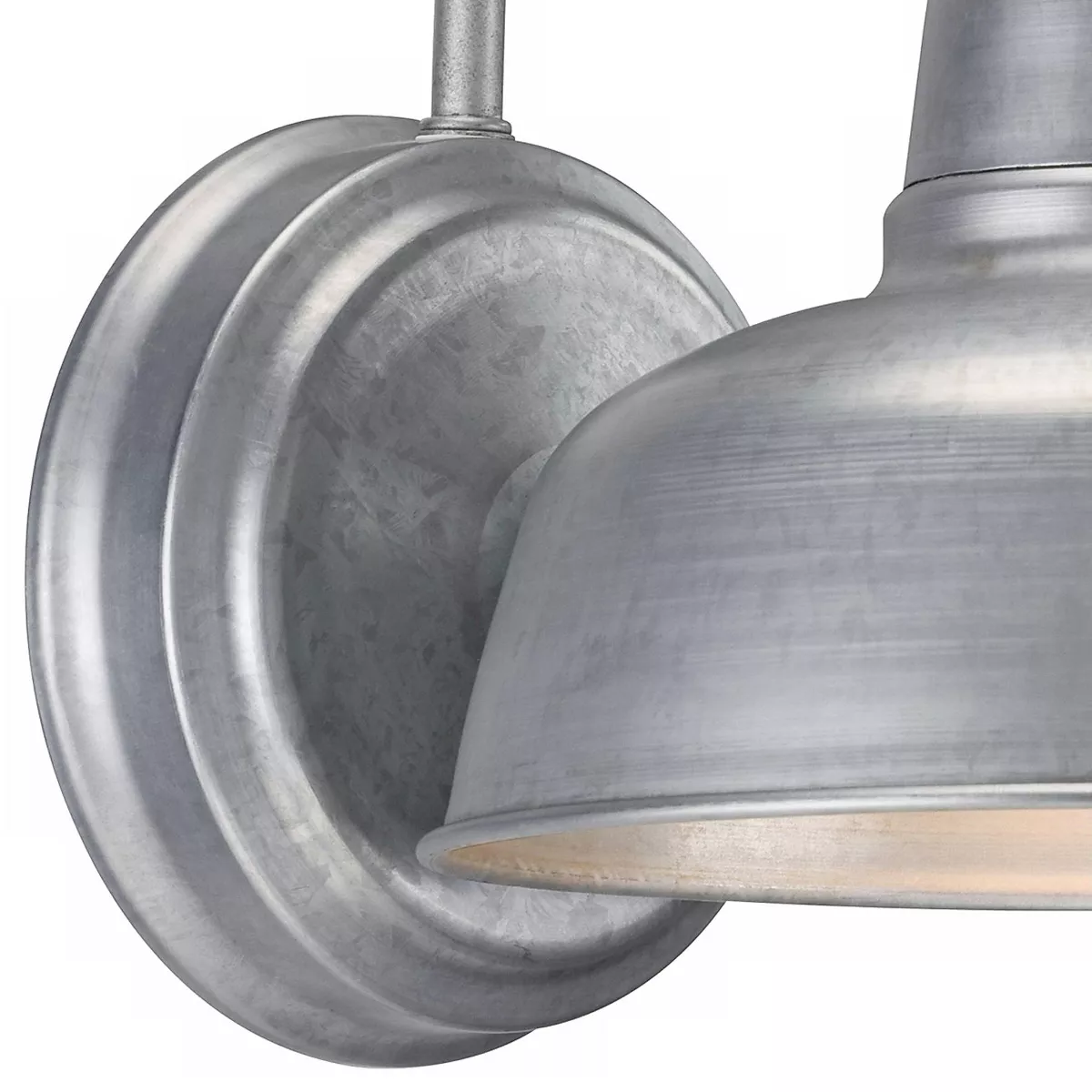 John Timberland Rustic Outdoor Wall Light Fixture Urban Barn Galvanized 11 1/4