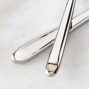 5pc Stainless Steel Scoop Silverware Set - Fortessa Tableware Solutions