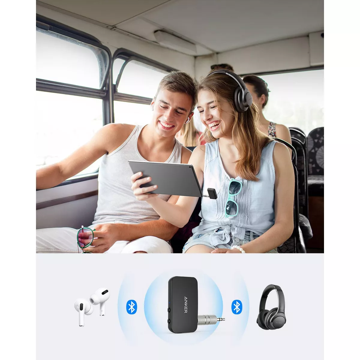 Anker SoundSync G1 Dual BT Transmitter- Black