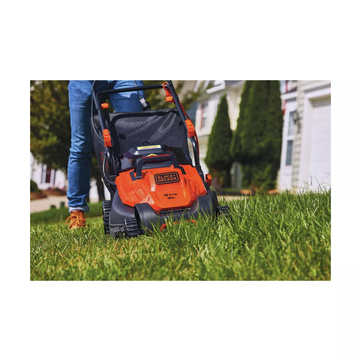 Black & Decker BEMW472BH 10 Amp/ 15 in. Electric Lawn Mower with Comfort Grip Handle